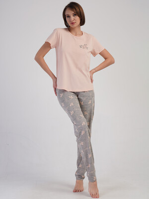 Купить Бавовняний комплект зі штанами VIENETTA 4083802378 в Украина в Lingerie.ua - Одяг для дому та відпочинку, Фото 3