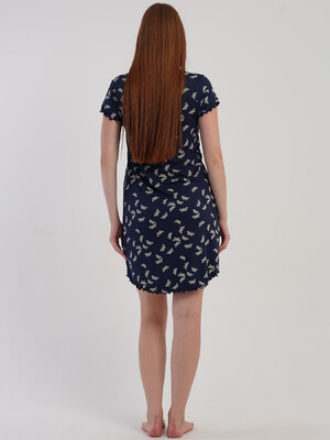 Купить Домашня туніка з віскози з коротким рукавом VIENETTA 5080370043 в Украина в Lingerie.ua - Одяг для дому та відпочинку, Фото 6