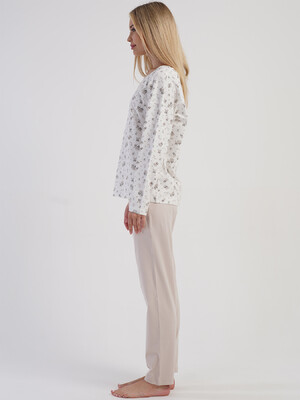 Купить Хлопковый домашний комплект с длинным рукавом VIENETTA 5033673879 в Украина в Lingerie.ua - Одяг для дому та відпочинку, Фото 2
