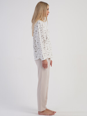 Купить Хлопковый домашний комплект с длинным рукавом VIENETTA 5033673879 в Украина в Lingerie.ua - Одяг для дому та відпочинку, Фото 3