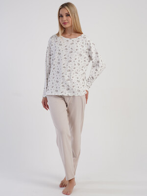 Купить Хлопковый домашний комплект с длинным рукавом VIENETTA 5033673879 в Украина в Lingerie.ua - Одяг для дому та відпочинку, Фото 4