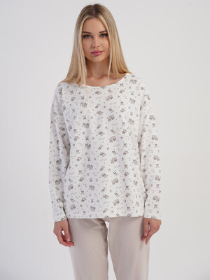 Купить Хлопковый домашний комплект с длинным рукавом VIENETTA 5033673879 в Украина в Lingerie.ua - Одяг для дому та відпочинку, Фото 5