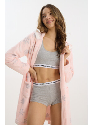 Купить Теплий халат на запах з капюшоном SEVIM 16213 в Украина в Lingerie.ua - Одяг для дому та відпочинку, Фото 2