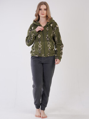 Купить Флісовий костюм жіночий з капюшоном VIENETTA 3041570282 в Украина в Lingerie.ua - Одяг для дому та відпочинку, Фото 3