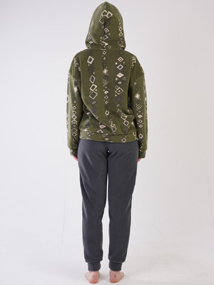 Купить Флісовий костюм жіночий з капюшоном VIENETTA 3041570282 в Украина в Lingerie.ua - Одяг для дому та відпочинку, Фото 4