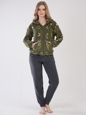 Купить Флісовий костюм жіночий з капюшоном VIENETTA 3041570282 в Украина в Lingerie.ua - Одяг для дому та відпочинку, Фото 8