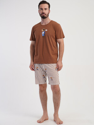 Купить Хлопковый комплект мужской с шортами VIENETTA MAN 5080157715 в Украина в Lingerie.ua - Одяг для дому та відпочинку, Фото 9