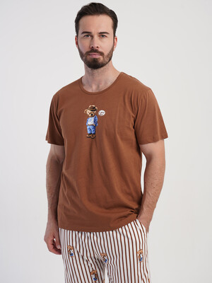 Купить Хлопковый комплект мужской с шортами VIENETTA MAN 5080157715 в Украина в Lingerie.ua - Одяг для дому та відпочинку, Фото 5