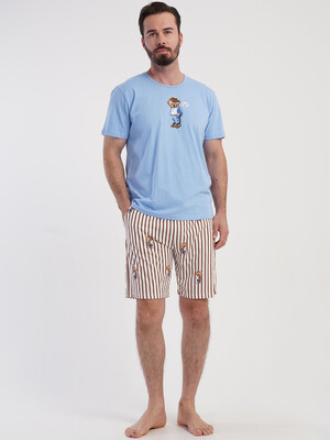 Купить Хлопковый комплект мужской с шортами VIENETTA MAN 5080157715 в Украина в Lingerie.ua - Одяг для дому та відпочинку, Фото 4