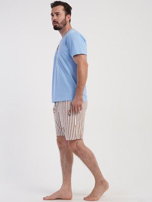 Купить Хлопковый комплект мужской с шортами VIENETTA MAN 5080157715 в Украина в Lingerie.ua - Одяг для дому та відпочинку, Фото 11