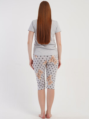 Купить Хлопковый комплект из футболки и капри VIENETTA 5080240566 в Украина в Lingerie.ua - Одяг для дому та відпочинку, Фото 7