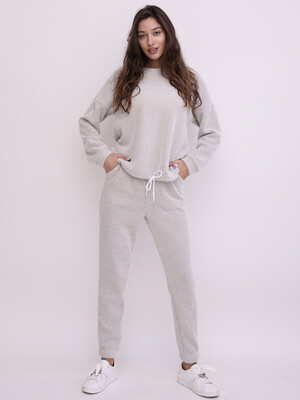Купить Теплый шерстяной костюм из свитшота и брюк LINGERIE 170834 в Украина в Lingerie.ua - Одяг для дому та відпочинку, Фото 5