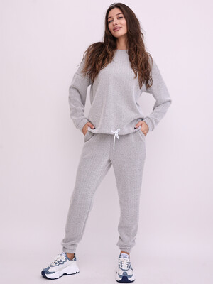 Купить Теплый шерстяной костюм из свитшота и брюк LINGERIE 170834 в Украина в Lingerie.ua - Одяг для дому та відпочинку, Фото 8