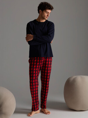 Купить Хлопковый домашний костюм с брюками HAYS 62130 в Украина