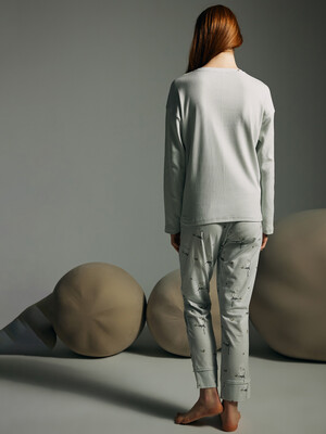 Купить Хлопковый домашний комплект с длинным рукавом HAYS 62247 в Украина в Lingerie.ua - Одяг для дому та відпочинку, Фото 2