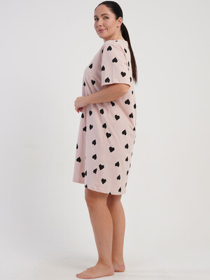 Купить Бавовняна домашня туніка великого розміру VIENETTA 5100211549 в Украина в Lingerie.ua - Одяг для дому та відпочинку, Фото 4