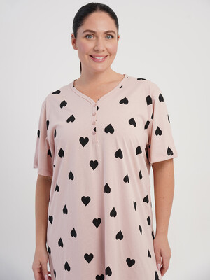 Купить Бавовняна домашня туніка великого розміру VIENETTA 5100211549 в Украина в Lingerie.ua - Одяг для дому та відпочинку, Фото 5