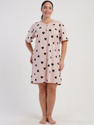 Купить Бавовняна домашня туніка великого розміру VIENETTA 5100211549 в Украина в Lingerie.ua - Одяг для дому та відпочинку, Фото 6