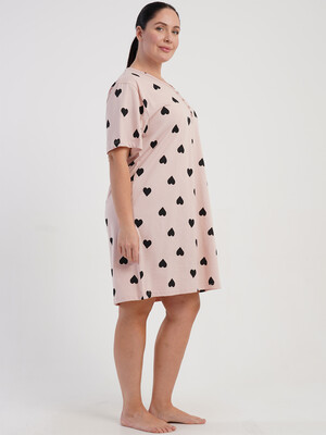 Купить Бавовняна домашня туніка великого розміру VIENETTA 5100211549 в Украина в Lingerie.ua - Одяг для дому та відпочинку, Фото 7