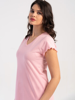 Купить Хлопковая домашняя туника с коротким рукавом VIENETTA 5120030000 в Украина в Lingerie.ua - Одяг для дому та відпочинку, Фото 17