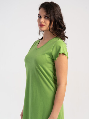 Купить Хлопковая домашняя туника с коротким рукавом VIENETTA 5120030000 в Украина в Lingerie.ua - Одяг для дому та відпочинку, Фото 13