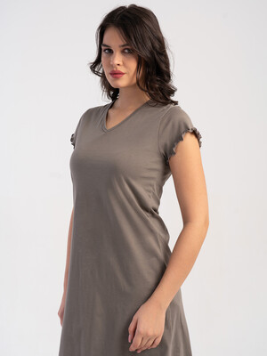 Купить Хлопковая домашняя туника с коротким рукавом VIENETTA 5120030000 в Украина в Lingerie.ua - Одяг для дому та відпочинку, Фото 11