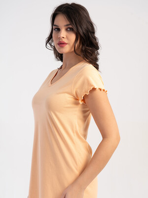 Купить Хлопковая домашняя туника с коротким рукавом VIENETTA 5120030000 в Украина в Lingerie.ua - Одяг для дому та відпочинку, Фото 8