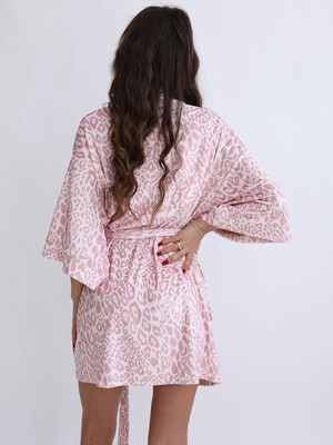 Купить Велюровий халат кімоно короткий LINGERIE 170754-1-П в Украина в Lingerie.ua - Одяг для дому та відпочинку, Фото 11