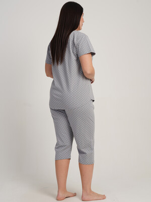 Купить Летний хлопковый комплект большого размера VIENETTA 5110441248 в Украина в Lingerie.ua - Одяг для дому та відпочинку, Фото 9