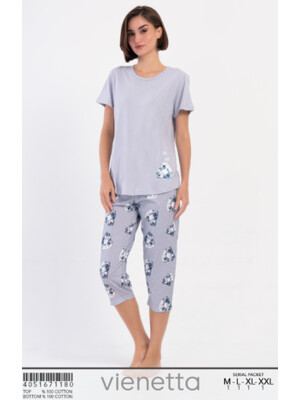Хлопковый комплект с капри VIENETTA 4051671180