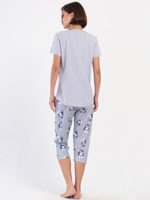 Купить Бавовняний комплект з капрі VIENETTA 4051671180 в Украина в Lingerie.ua - Одяг для дому та відпочинку, Фото 4