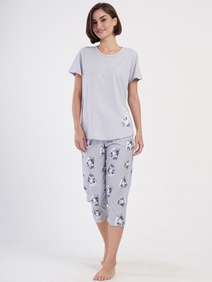 Купить Бавовняний комплект з капрі VIENETTA 4051671180 в Украина в Lingerie.ua - Одяг для дому та відпочинку, Фото 6