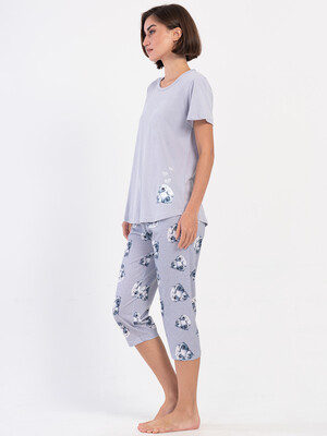 Купить Бавовняний комплект з капрі VIENETTA 4051671180 в Украина в Lingerie.ua - Одяг для дому та відпочинку, Фото 7