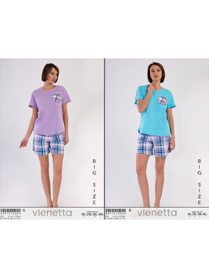 Комплект женский из футболки и шорт VIENETTA 4091510850