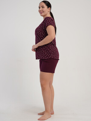 Купить Літній комплект з віскози жіночий великого розміру VIENETTA 5120631327 в Украина в Lingerie.ua - Одяг для дому та відпочинку, Фото 2