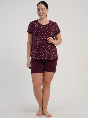 Купить Літній комплект з віскози жіночий великого розміру VIENETTA 5120631327 в Украина в Lingerie.ua - Одяг для дому та відпочинку, Фото 4