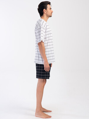 Купить Хлопковая пижама с шортами VIENETTA MAN 4032650191 в Украина в Lingerie.ua - Одяг для дому та відпочинку, Фото 2