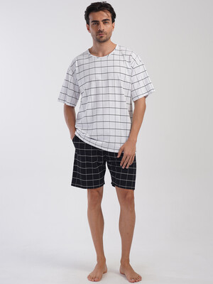 Купить Хлопковая пижама с шортами VIENETTA MAN 4032650191 в Украина в Lingerie.ua - Одяг для дому та відпочинку, Фото 4