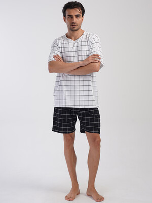 Купить Хлопковая пижама с шортами VIENETTA MAN 4032650191 в Украина в Lingerie.ua - Одяг для дому та відпочинку, Фото 5