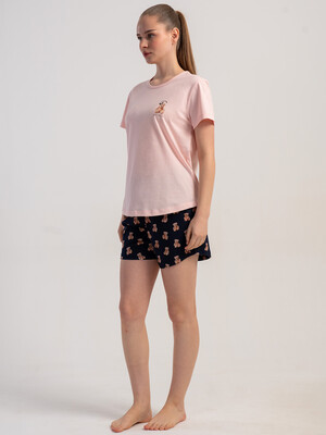 Купить Літній бавовняний комплект із футболки та шортів VIENETTA 5120347304 в Украина в Lingerie.ua - Одяг для дому та відпочинку, Фото 2