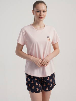 Купить Літній бавовняний комплект із футболки та шортів VIENETTA 5120347304 в Украина в Lingerie.ua - Одяг для дому та відпочинку, Фото 5