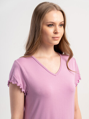 Купить Ночная сорочка из вискозы с коротким рукавом VIENETTA 6010020000  в Украина в Lingerie.ua - Одяг для дому та відпочинку, Фото 9