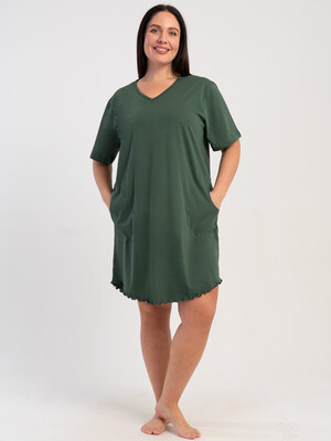 Хлопковая летняя туника большого размера VIENETTA 5120230000