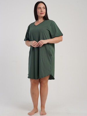 Купить Хлопковая летняя туника большого размера VIENETTA 5120230000 в Украина в Lingerie.ua - Одяг для дому та відпочинку, Фото 5