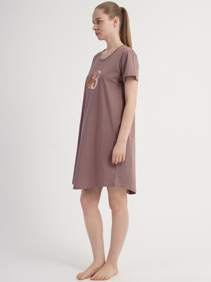 Купить Хлопковая летняя туника с коротким рукавом VIENETTA 6011490000 в Украина в Lingerie.ua - Одяг для дому та відпочинку, Фото 2