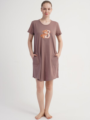 Купить Хлопковая летняя туника с коротким рукавом VIENETTA 6011490000 в Украина в Lingerie.ua - Одяг для дому та відпочинку, Фото 5