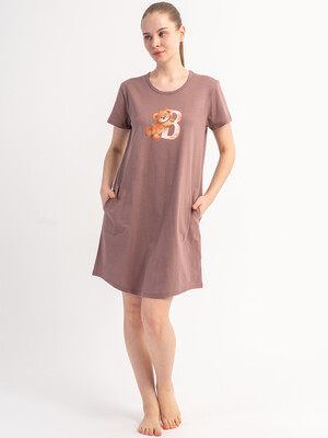 Купить Хлопковая летняя туника с коротким рукавом VIENETTA 6011490000 в Украина в Lingerie.ua - Одяг для дому та відпочинку, Фото 8