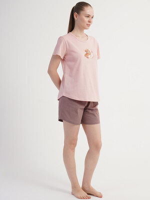 Купить Летний комплект женский (футболка + шорты) VIENETTA 6011510000 в Украина в Lingerie.ua - Одяг для дому та відпочинку, Фото 3