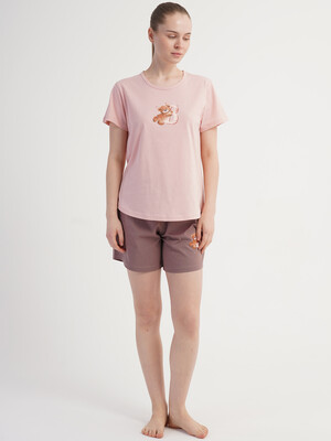 Купить Летний комплект женский (футболка + шорты) VIENETTA 6011510000 в Украина в Lingerie.ua - Одяг для дому та відпочинку, Фото 6