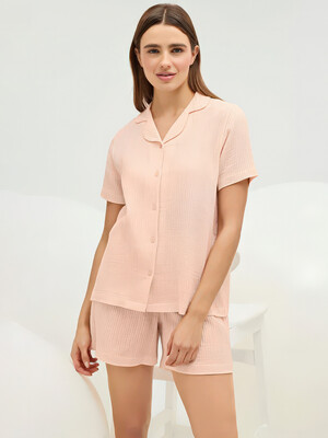 Купить Летний женский костюм (рубашка + шорты) SEVIM 16831 в Украина в Lingerie.ua - Одяг для дому та відпочинку, Фото 3